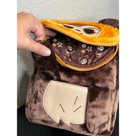 Loungefly Star Wars Plush Pocket Wicket Backpack and Wallet Set NWT main image 9